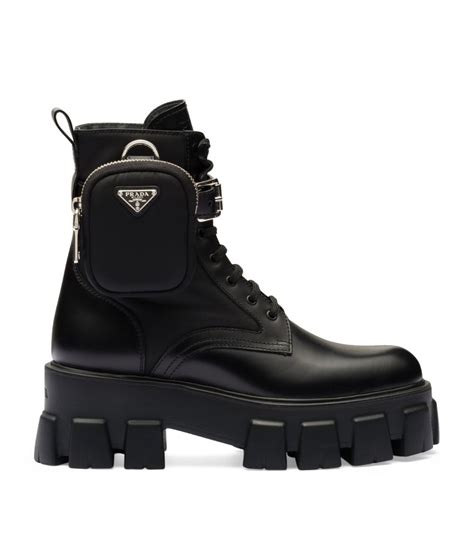 chunky prada monolith boots|Prada monolith boots women's.